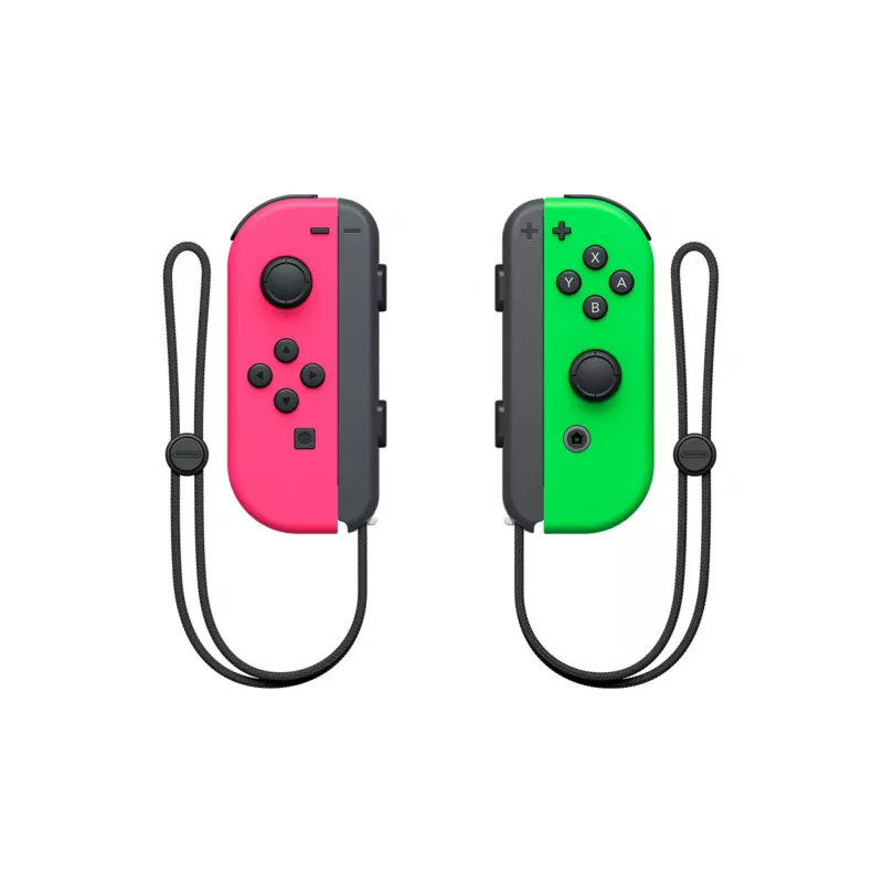 Nintendo Joy-Con conjunto de 2 comandos para Switch, verde néon/rosa néon
