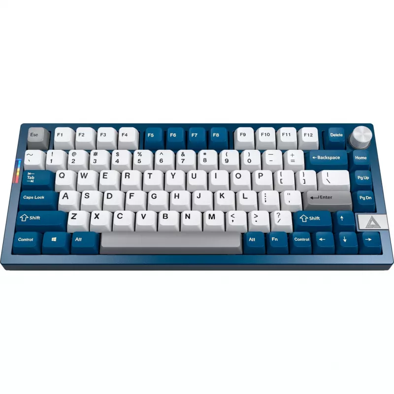 Montech MK PRO 75 teclado, disposição DE, Gateron G Pro 3.0 Brown, azul/branco
