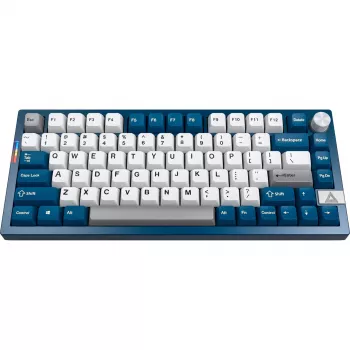 Montech MK PRO 75 teclado, disposição DE, Gateron G Pro 3.0 Yellow, azul/branco