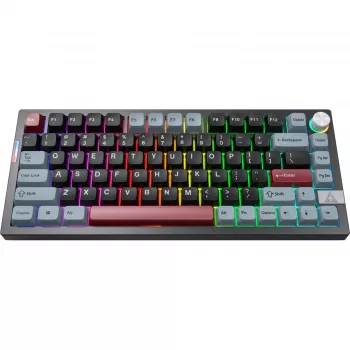 Montech MK PRO 75 teclado, disposição DE, Gateron G Pro 3.0 Yellow, preto/multicolor