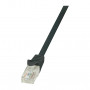 LogiLink CP2033U cabo de patch Cat.6 U/UTP, 1 m, RJ45, preto