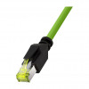 LogiLink CQM035S cabo de patch industrial, Cat.6A, PUR, M12 X-coded para RJ45, 1 m
