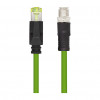 LogiLink CQM035S cabo de patch industrial, Cat.6A, PUR, M12 X-coded para RJ45, 1 m