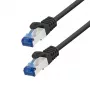 LogiLink CP4043S cabo de patch Cat.6A CCA S/FTP LSZH, 1,5 m, EconLine, preto