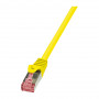 LogiLink CQ2027S PrimeLine cabo patch CAT6 S/FTP PIMF, 0,5 m, RJ45, amarelo