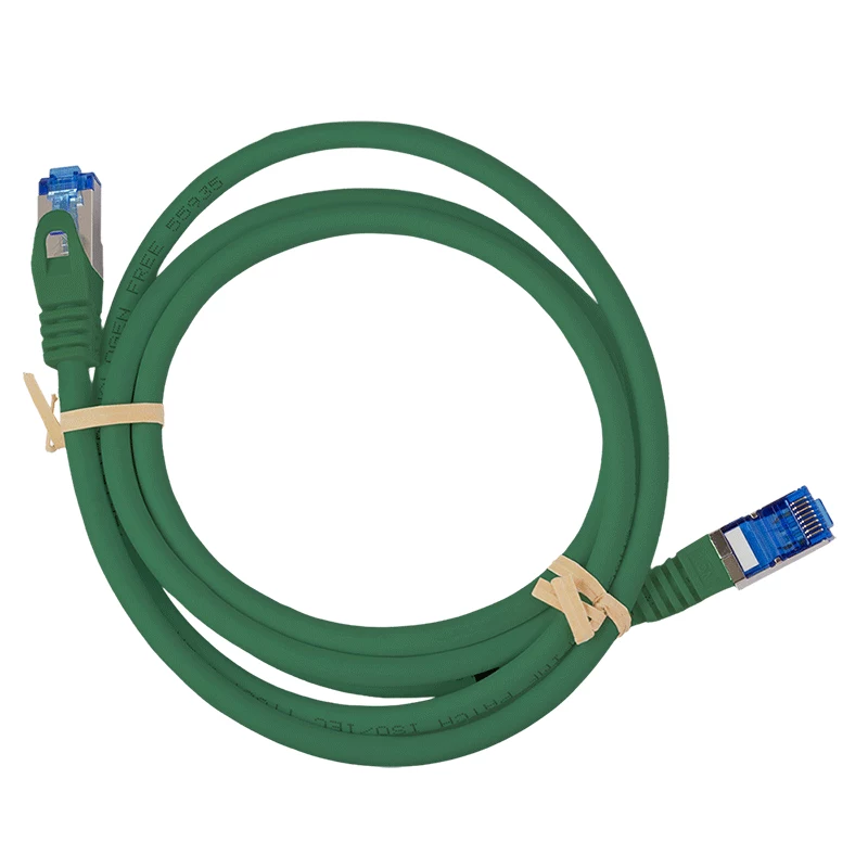 LogiLink CP4055S cabo de rede Cat.6A S/FTP, 2 m, verde
