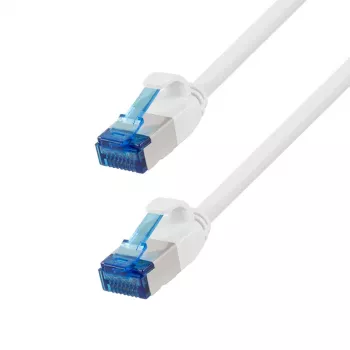LogiLink CP5001S cabo patch Cat.6A S/FTP, LSZH, SlimLine, 0,15 m, branco