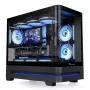 Thermaltake Arcus 190 TG ARGB caixa para PC Mini Tower, preta, vidro temperado