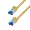 LogiLink CP5037S cabo patch Cat.6A S/FTP SlimLine, LSZH, 1 m, amarelo