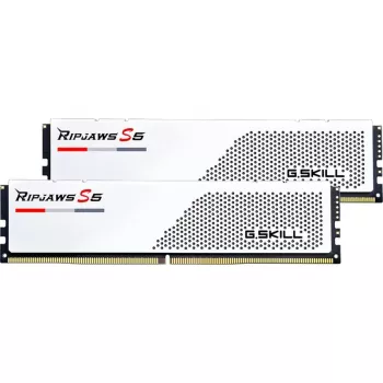 G.Skill Ripjaws S5 F5-5600J3036D32GX2-RS5W kit de memória DDR5-5600, 64 GB (2 x 32 GB), branco