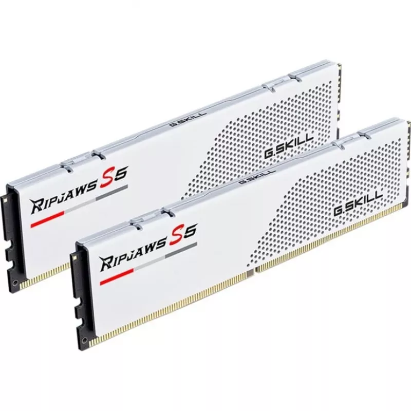 G.Skill Ripjaws S5 F5-5600J3036D32GX2-RS5W kit de memória DDR5-5600, 64 GB (2 x 32 GB), branco