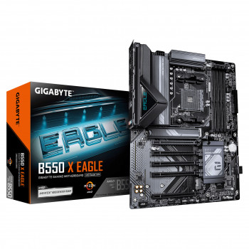 Gigabyte B550 X EAGLE placa-mãe, socket AM4, DDR4, até 128 GB