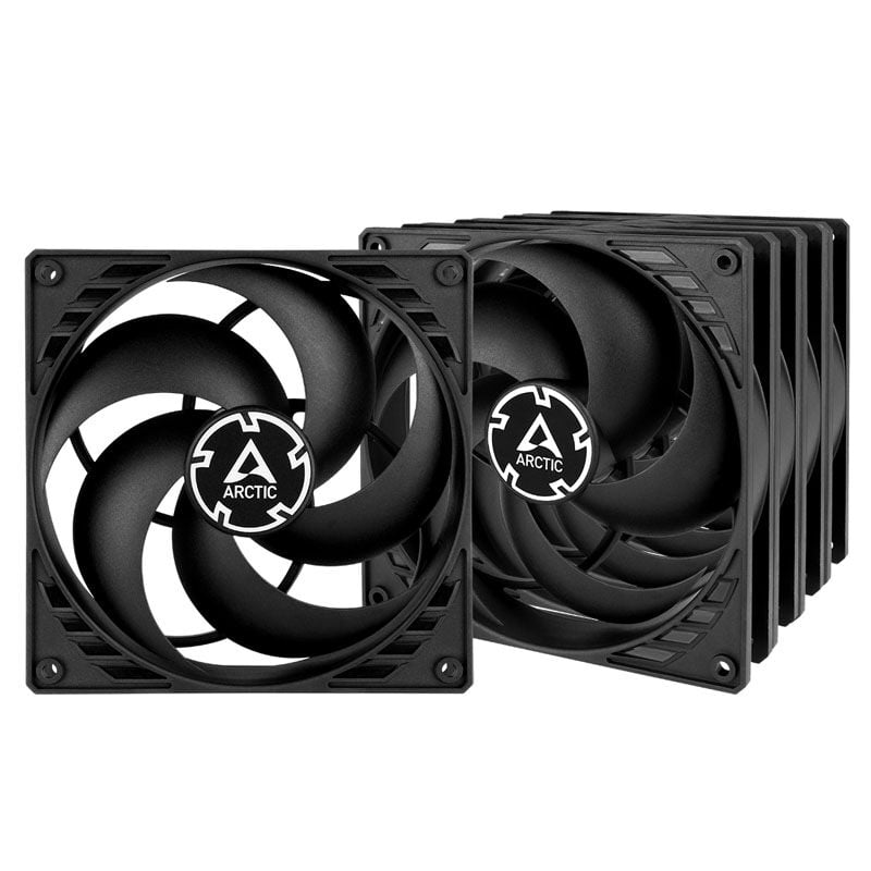 Arctic P14 Value Pack ventoinhas de caixa de 140 mm (5 unid.), pretas