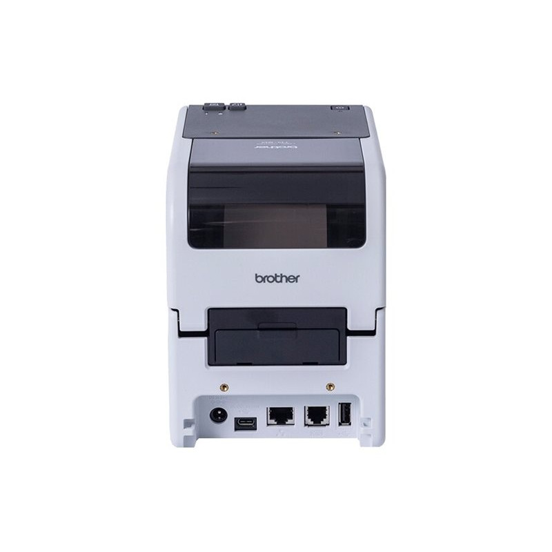 Impressora de etiquetas e recibos Brother TD-2320DFC203, monocromática, térmica direta, rolo de 6,3 cm