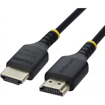 StarTech.com HDMI21-CBL-SLIM-50C cabo HDMI 2.1 fino, 50 cm, preto