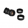 Thermaltake Pacific PETG conector a 45° de dupla compressão, diâmetro exterior 16 mm, G1/4, preto (CL-W098-CA00BL-A)