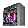 Thermaltake Pacific PETG conector a 45° de dupla compressão, diâmetro exterior 16 mm, G1/4, preto (CL-W098-CA00BL-A)