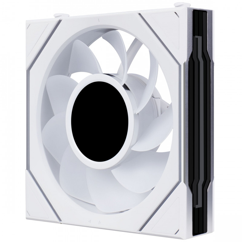 Lian Li UNI FAN SL-INF LCD FLEX Wireless ventoinha de caixa, ARGB e LCD, Reverse Blade, 120 mm, branca