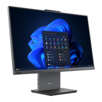 PC all-in-one Lenovo ThinkCentre NEO 50a G5 AIO, Intel Core 5 210H, ecrã tátil FHD de 27 polegadas, 16 GB de RAM, SSD de 512 GB, Windows 11 Pro, cinzento + cadeado de cabo Kensington (4Z10P40247)