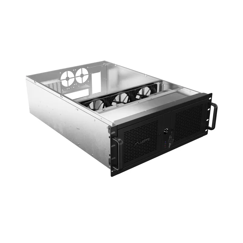 Caixa de servidor Lanberg SC01-6504-12B, E-ATX 650/12, 19 polegadas, 4U