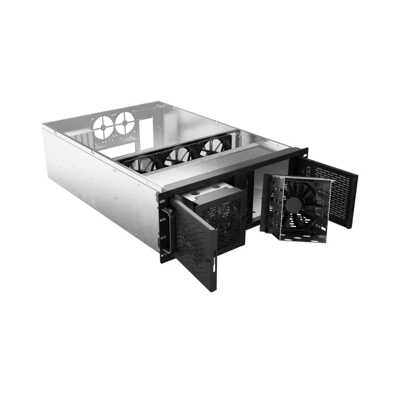 Caixa de servidor Lanberg SC01-6504-12B, E-ATX 650/12, 19 polegadas, 4U