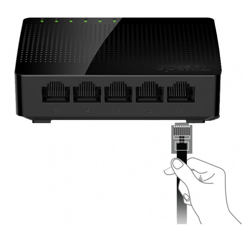 Switch de secretária Tenda SG105, 5 portas Gigabit