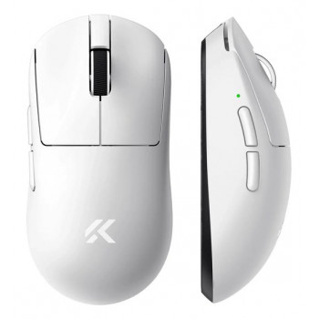 MCHOSE A7 V2 Ultra rato para jogos sem fios, branco