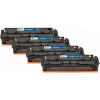 G&G cartuchos de toner compatíveis NT-PH203UBK/UC/UM/UY-B-V5-4-S1 (4 un.), preto, azul-ciano, magenta, amarelo