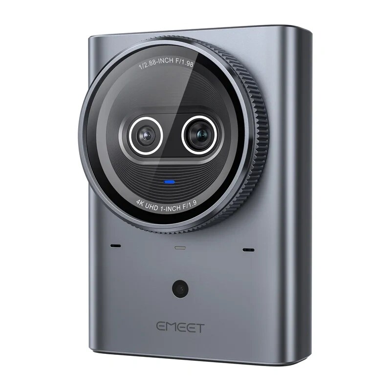 Emeet Prime SE webcam, 4K, lente dupla