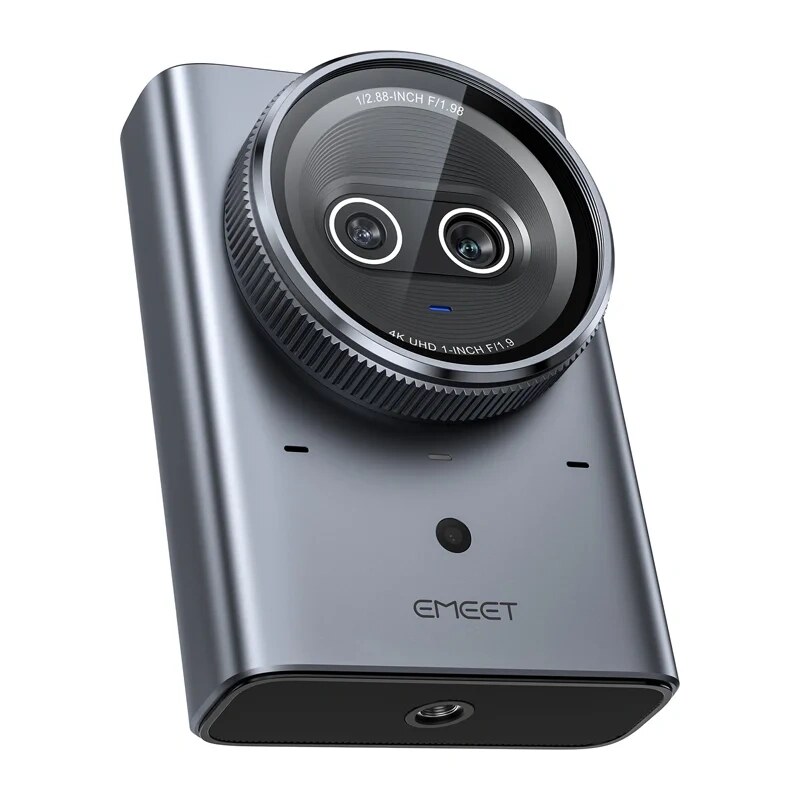 Emeet Prime SE webcam, 4K, lente dupla