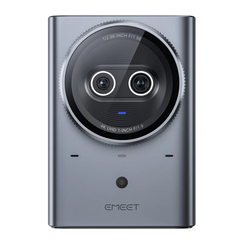 Emeet Prime SE webcam, 4K, lente dupla