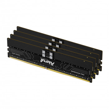 Kingston FURY Renegade Pro KF560R32RBEK4-128 kit de memória DDR5-6000 ECC registada, 128 GB (4 x 32 GB), preto