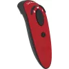 Leitor de códigos de barras 2D Socket Mobile DuraScan D760 V20 com base de carregamento, vermelho