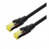 Cabo de rede Roline 21.15.0750 para exterior Cat6A S/FTP, LSOH, 0,5 m, preto