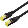Cabo de rede Roline 21.15.0750 para exterior Cat6A S/FTP, LSOH, 0,5 m, preto
