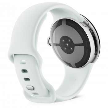 Google Pixel Watch 5 WiFi relógio inteligente, 41 mm, Polished Silver / Fog, GA10898-DE