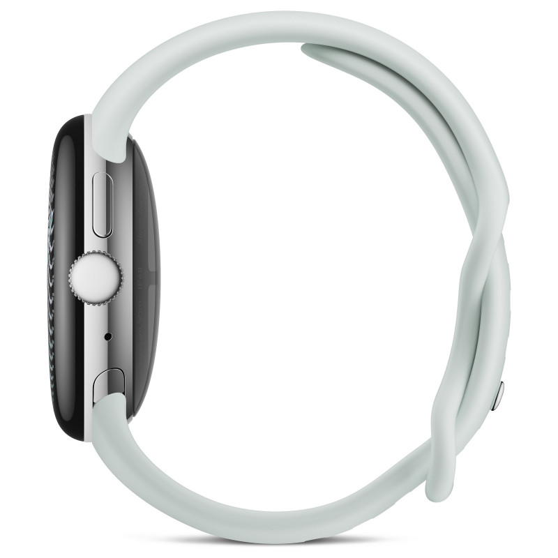 Google Pixel Watch 5 WiFi relógio inteligente, 41 mm, Polished Silver / Fog, GA10898-DE