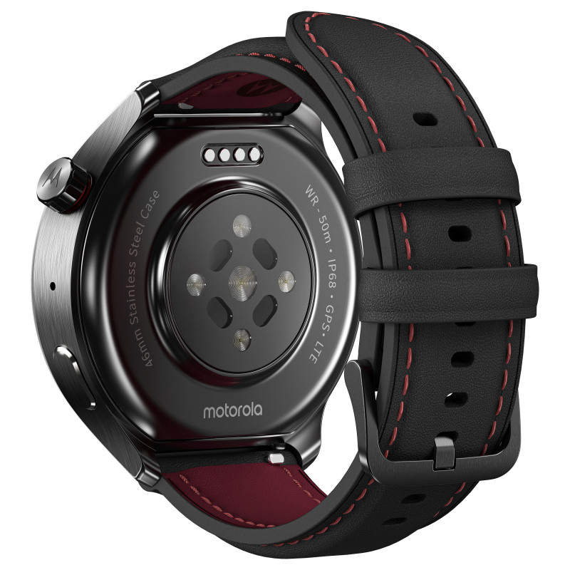 Motorola Moto Watch Ultra LTE relógio inteligente, 46 mm, preto, PBCX0000SE