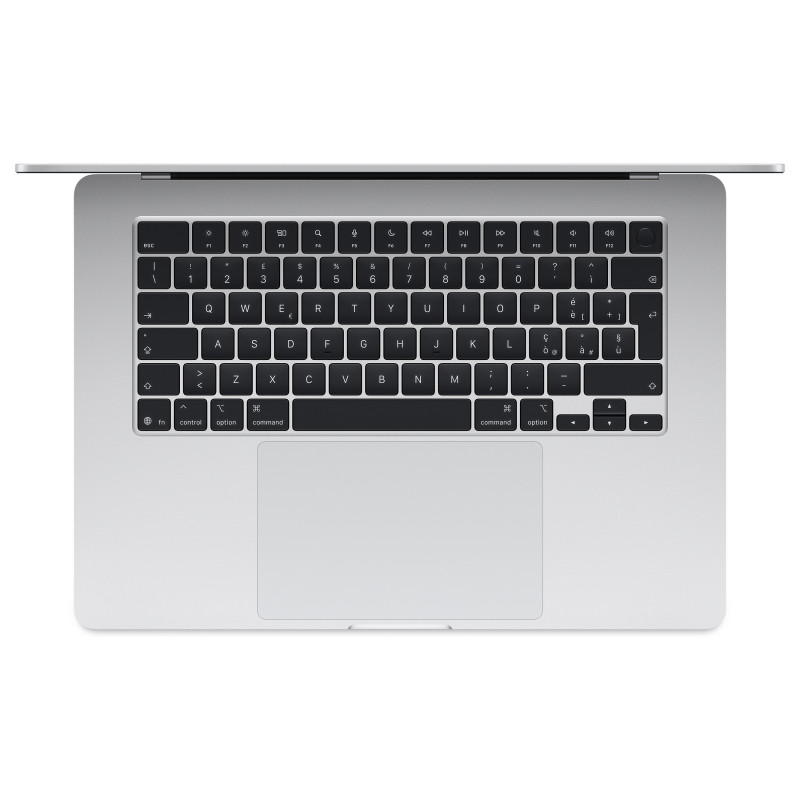 Apple MacBook Air 15 M5 computador portátil, CPU de 10 núcleos, GPU de 10 núcleos, 32 GB de RAM, SSD de 1 TB, prateado, teclado alemão, transformador com duas portas USB-C de 35 W
