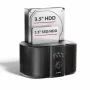 Axagon ADSA-SC estação de acoplamento para discos SATA de 2,5/3,5 polegadas, USB-C 5 Gbps, com função de clonagem