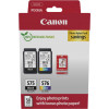 Canon PG-575/CL-576 Photo Value Pack, cartuchos de tinta preto + cor (2 un.) com papel fotográfico