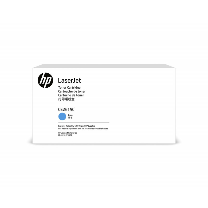 HP CE261AC 648A Contract cartucho de toner, ciano