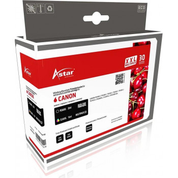 Astar AS70729 pack de cartuchos de tinta para Canon PG-560XL + CL-561XL, preto + cor