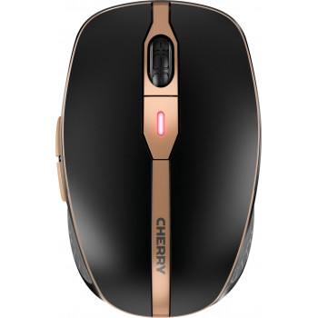 Cherry DW 9100 SLIM conjunto de teclado e rato, sem fios RF + Bluetooth, AZERTY (belga), preto