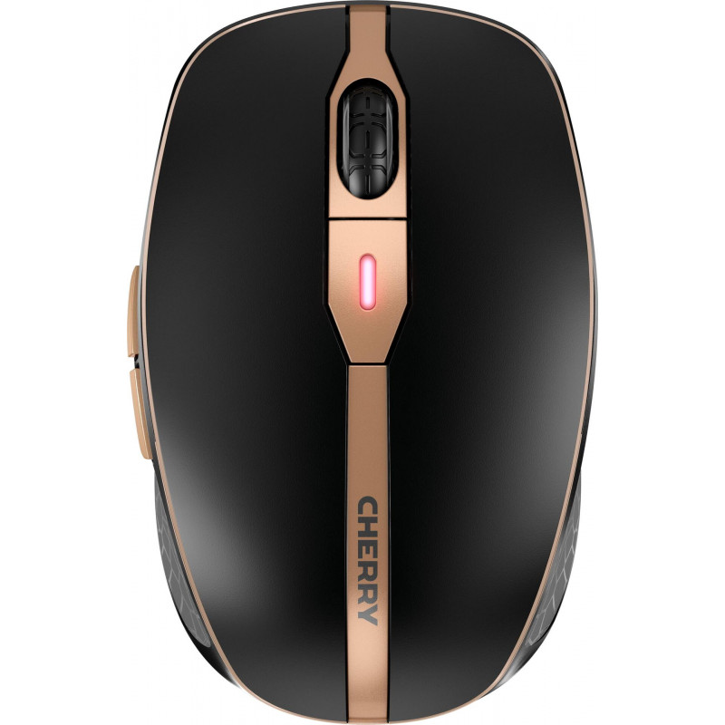 Cherry DW 9100 SLIM conjunto de teclado e rato, sem fios RF + Bluetooth, AZERTY (belga), preto