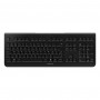 Cherry KW 3000 teclado de secretária sem fios, 2,4 GHz, AZERTY (francês), preto