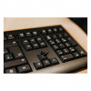 Cherry KW 3000 teclado de secretária sem fios, 2,4 GHz, AZERTY (francês), preto