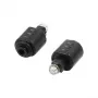 LogiLink CA1016 adaptador de áudio Toslink, Toslink macho para Mini-Toslink 3,5 mm fêmea, preto
