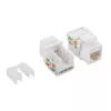 LogiLink NK4006 módulo keystone RJ45, Cat.5e UTP, ligação por deslocamento 90°, branco
