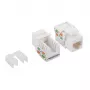 LogiLink NK4006 módulo keystone RJ45, Cat.5e UTP, ligação por deslocamento 90°, branco